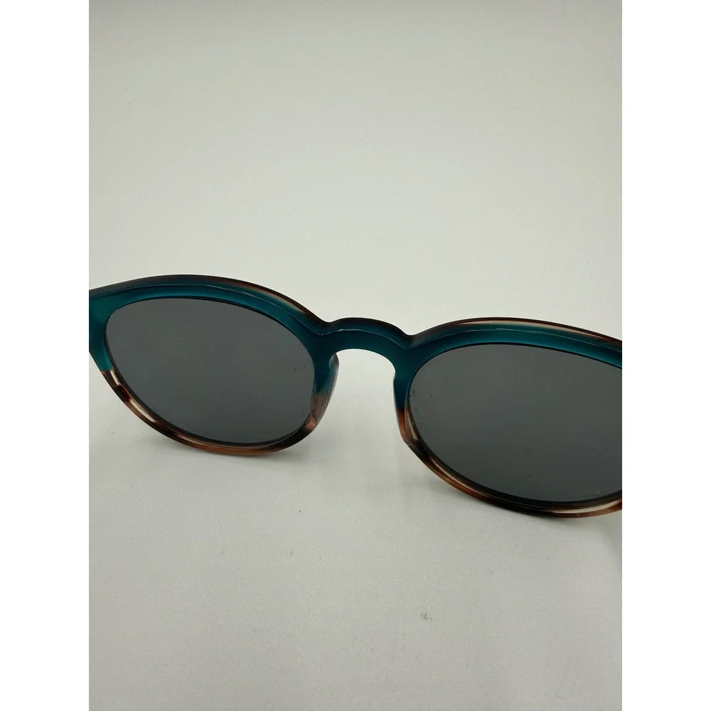 Heart Sunglasses Women 50-18-140 Teal Tortoise Excellent Round 1248 TORT/TURQ